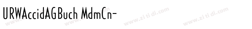 URWAccidAGBuch MdmCn字体转换